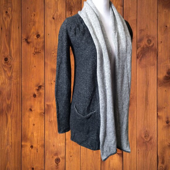 BABATON Women's XS Cashmere Wool Blend Open Front Beekman Cardigan Pockets - Picture 5 of 7